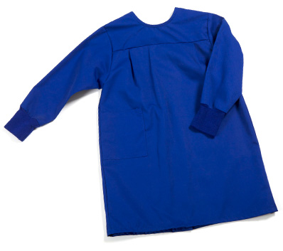 Blue Smock made by Denby Dale Clothing