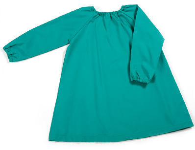 Green smock by Denby Dale Clothing